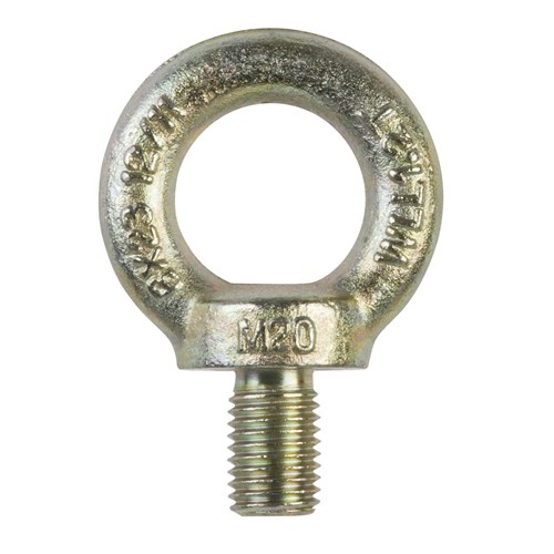 EYE BOLT COLLARED ZINC M12 DIN580 LARGE EYE (WLL 0.34 T)